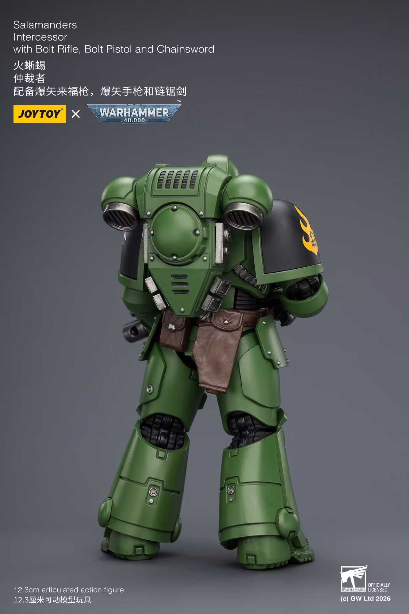 Warhammer 40,000 Salamanders Intercessor 1/18 Scale Action Figure