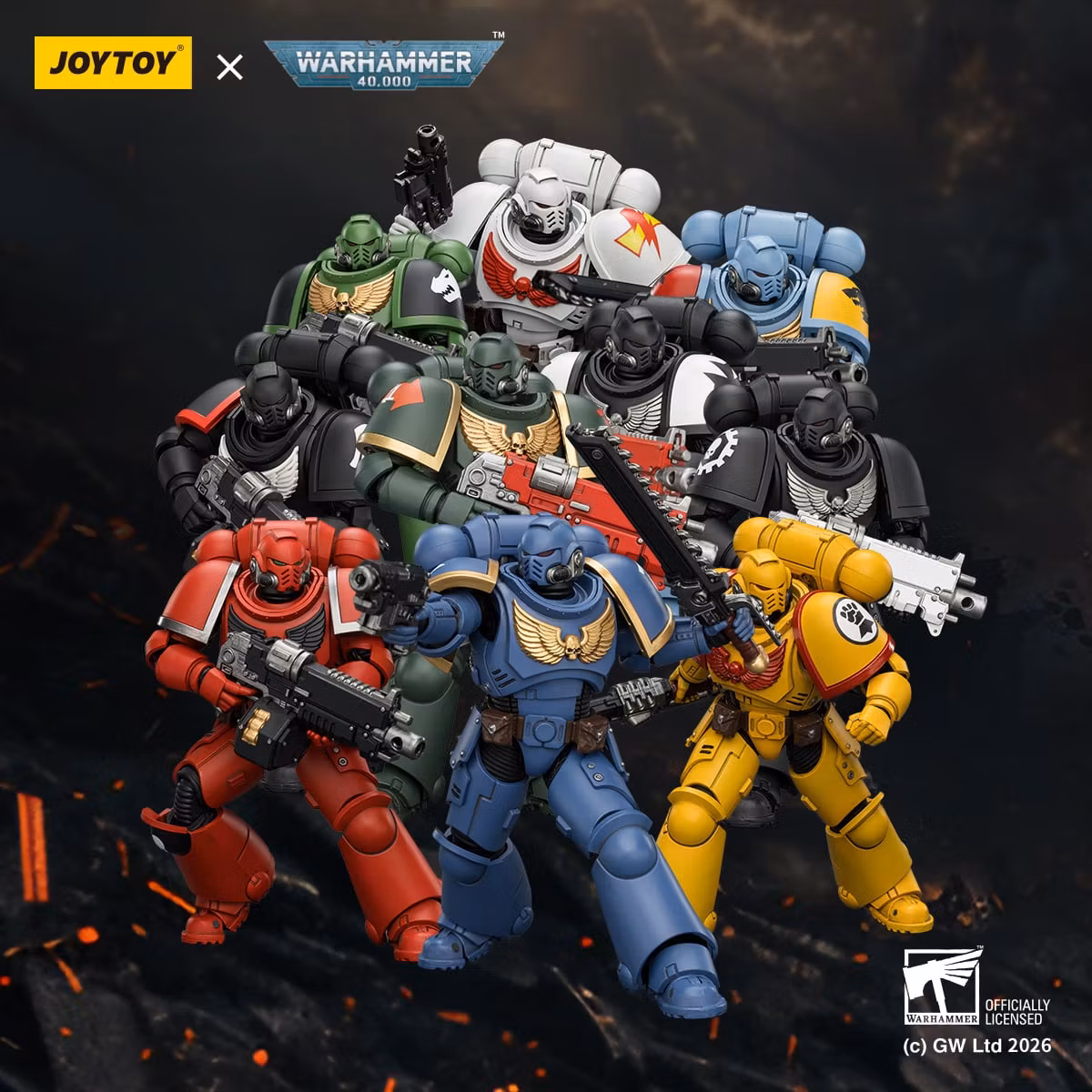 Warhammer 40,000 Ultramarines Intercessor 1/18 Scale Action Figure