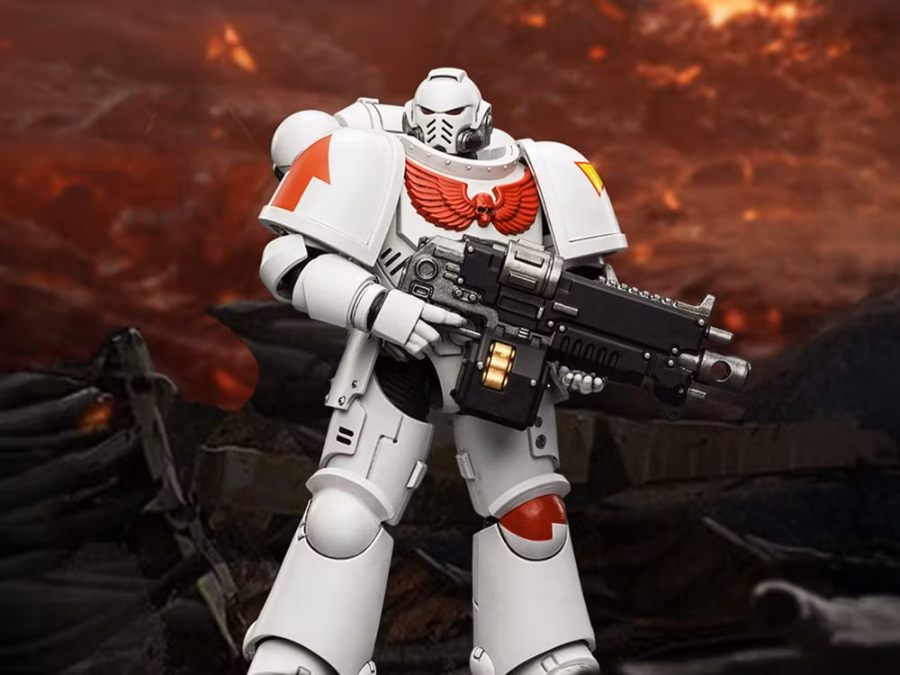 Warhammer 40,000 White Scars Intercessor 1/18 Scale Action Figure