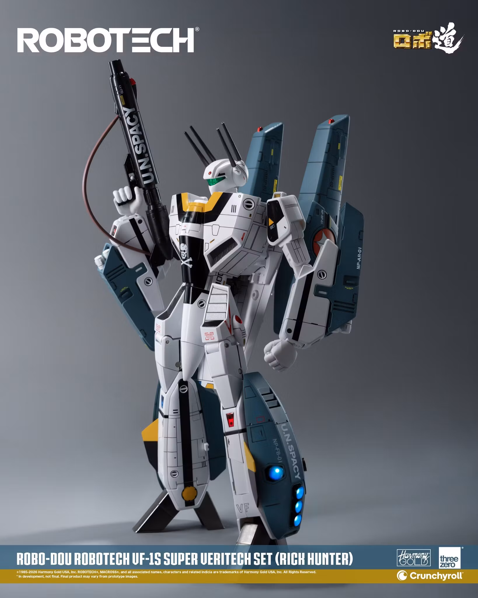 Robotech ROBO-DOU VF‐1S Super Veritech (Rick Hunter) Action Figure