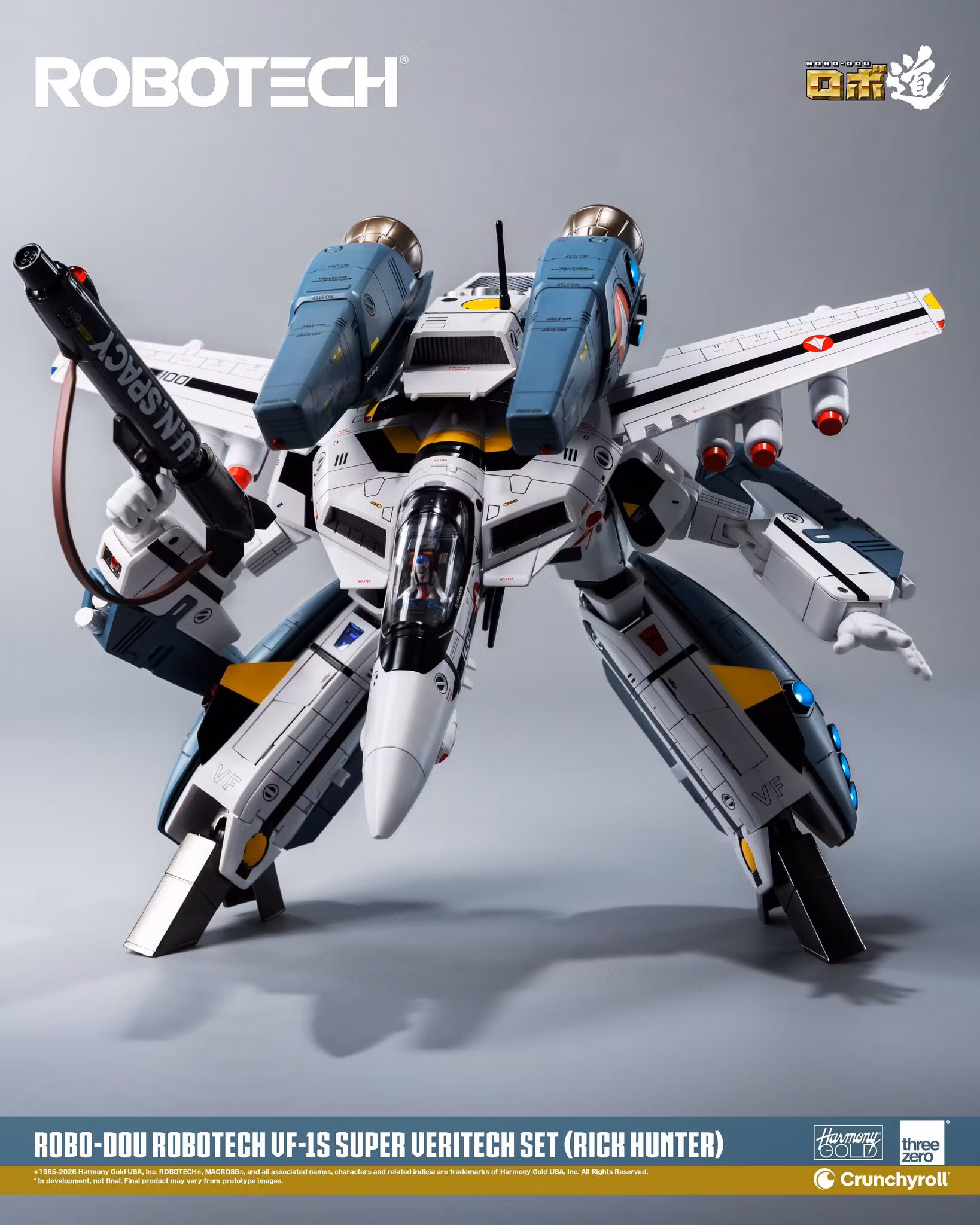 Robotech ROBO-DOU VF‐1S Super Veritech (Rick Hunter) Action Figure