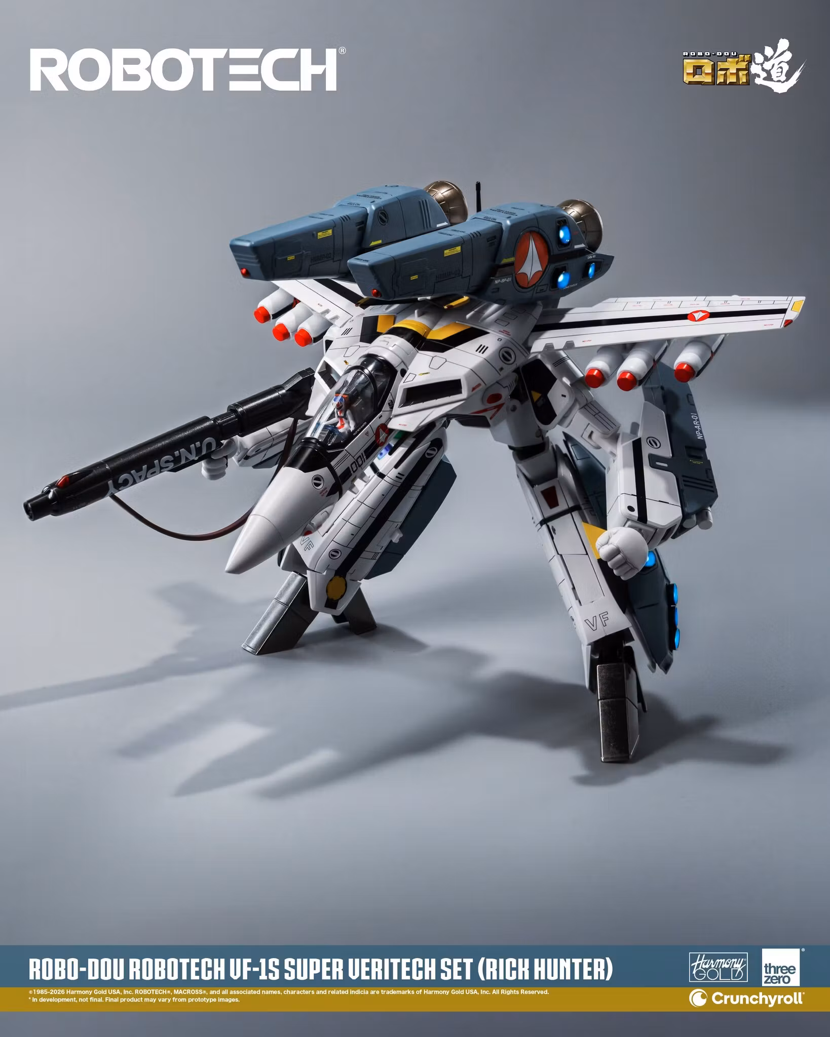 Robotech ROBO-DOU VF‐1S Super Veritech (Rick Hunter) Action Figure