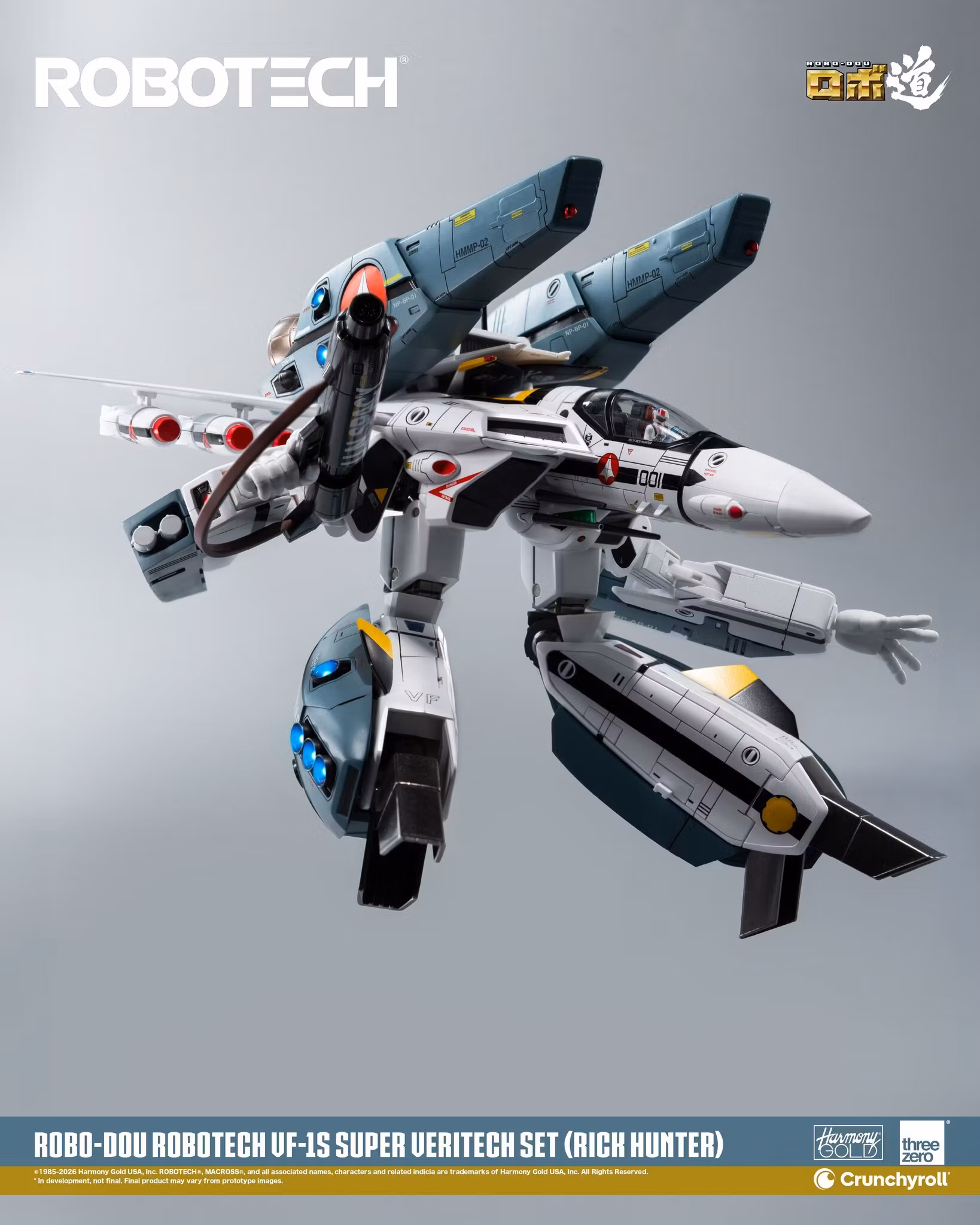 Robotech ROBO-DOU VF‐1S Super Veritech (Rick Hunter) Action Figure