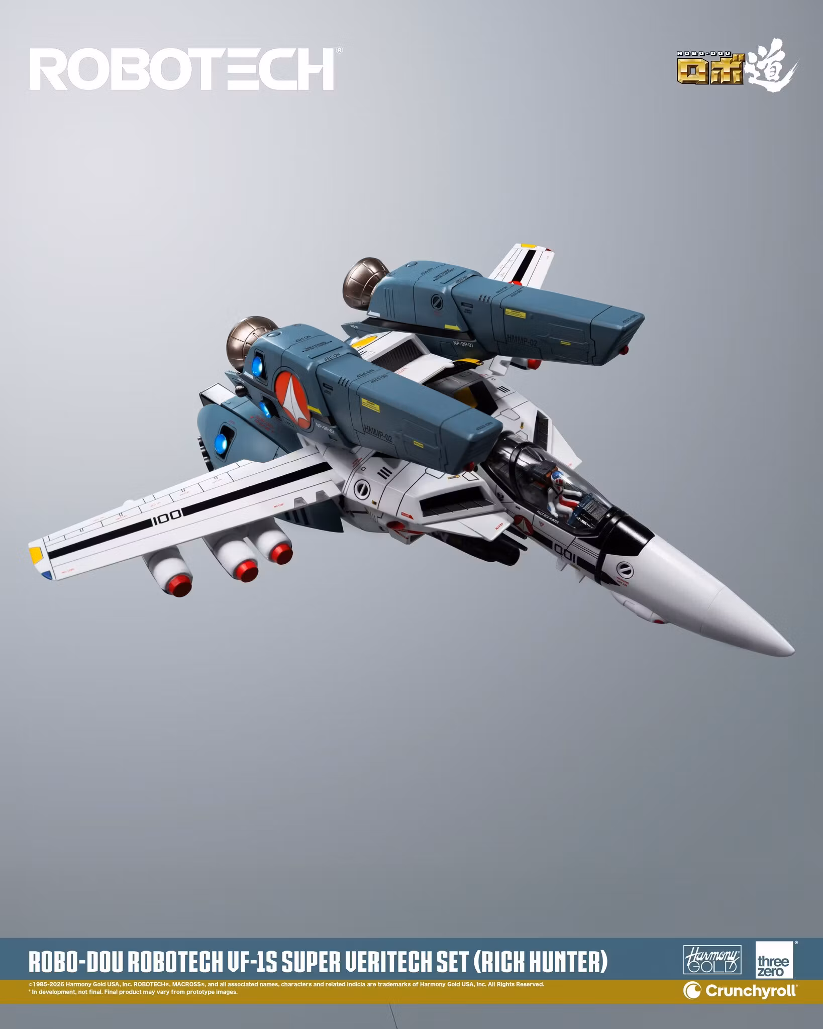 Robotech ROBO-DOU VF‐1S Super Veritech (Rick Hunter) Action Figure