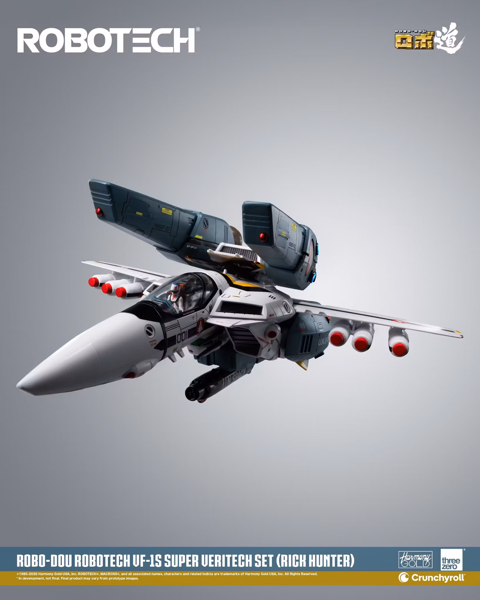 Robotech ROBO-DOU VF‐1S Super Veritech (Rick Hunter) Action Figure