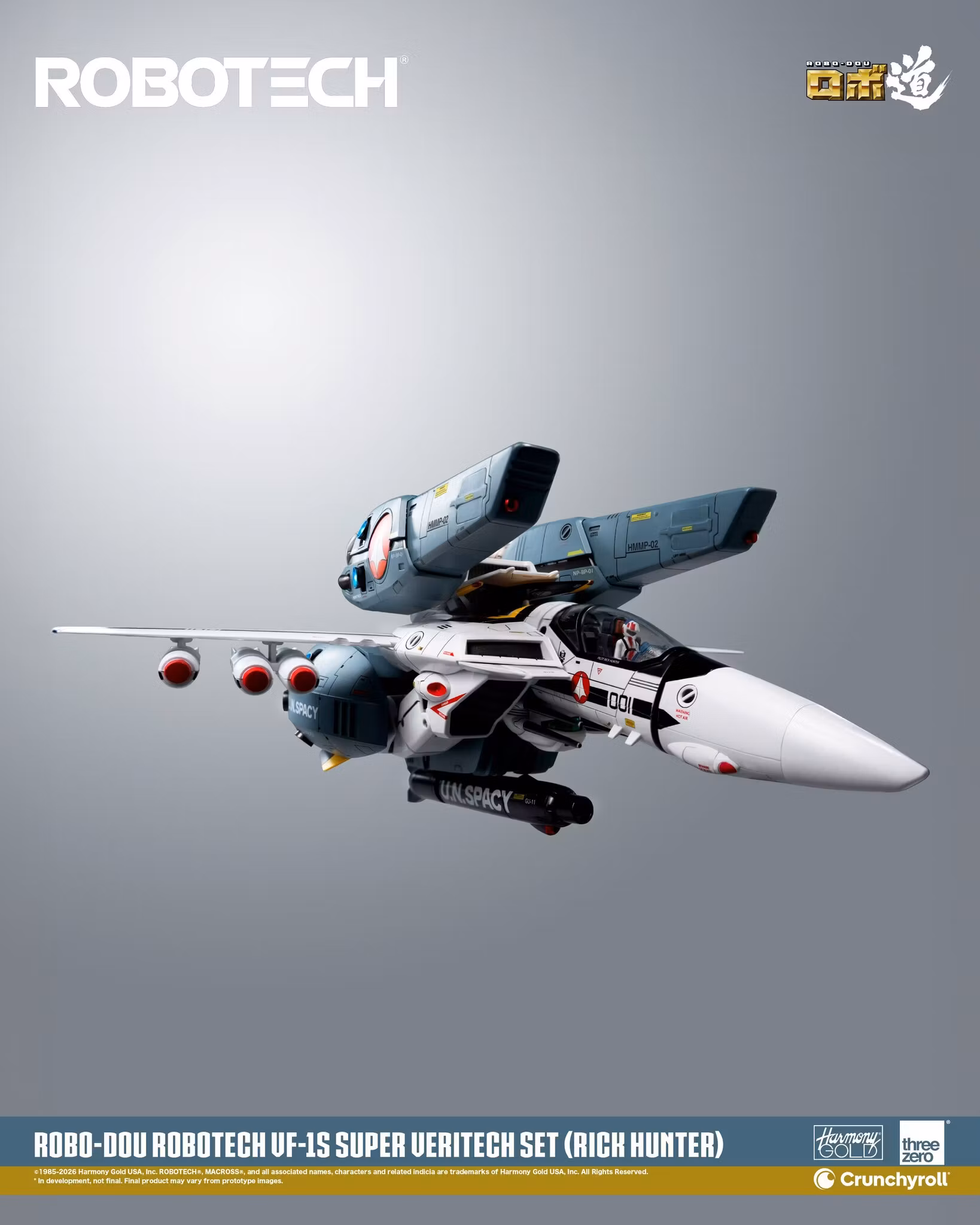 Robotech ROBO-DOU VF‐1S Super Veritech (Rick Hunter) Action Figure