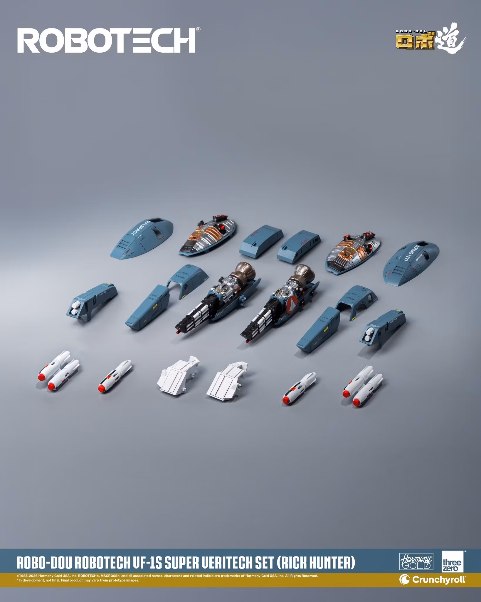 Robotech ROBO-DOU VF‐1S Super Veritech (Rick Hunter) Action Figure