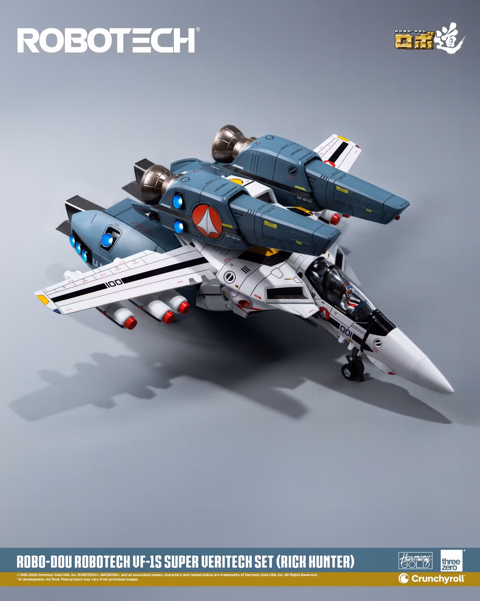 Robotech ROBO-DOU VF‐1S Super Veritech (Rick Hunter) Action Figure