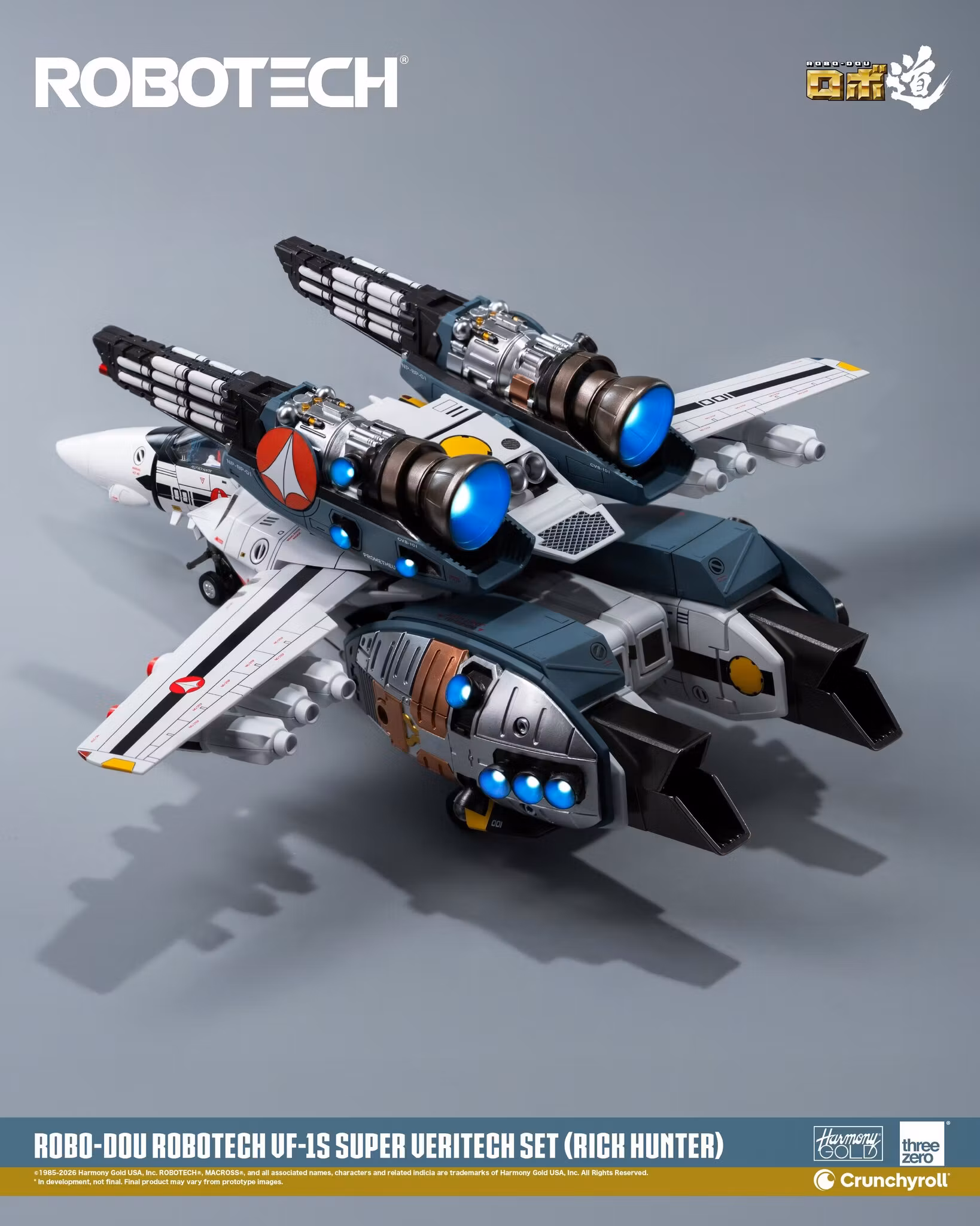 Robotech ROBO-DOU VF‐1S Super Veritech (Rick Hunter) Action Figure