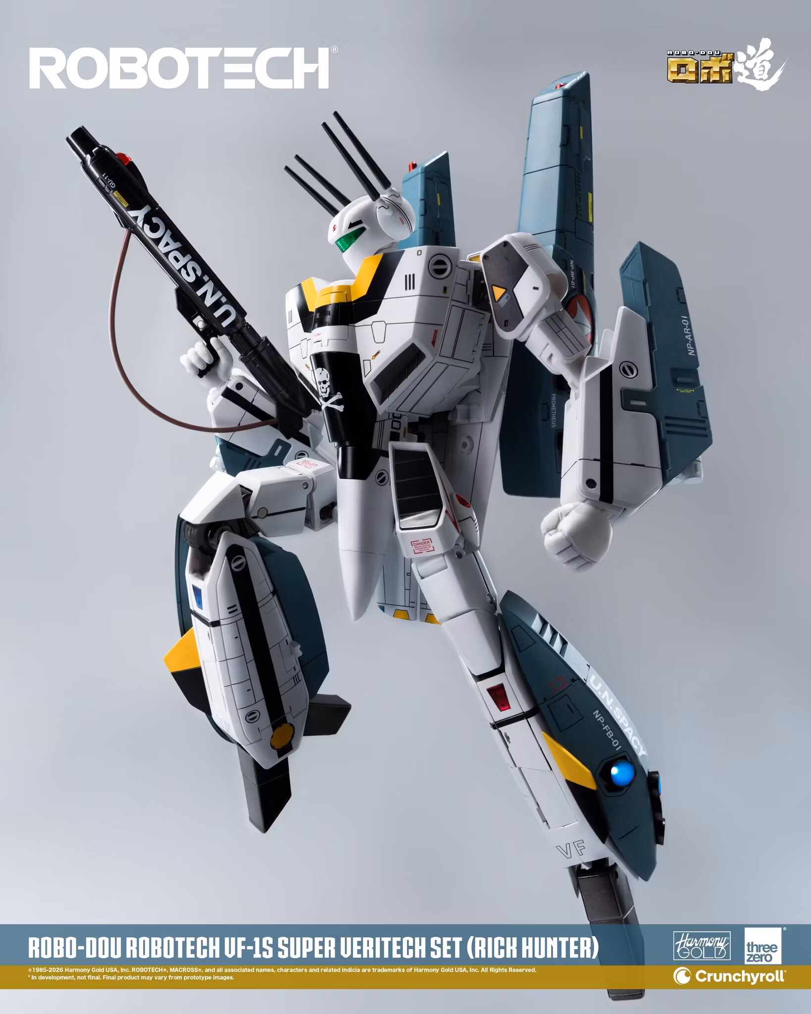 Robotech ROBO-DOU VF‐1S Super Veritech (Rick Hunter) Action Figure