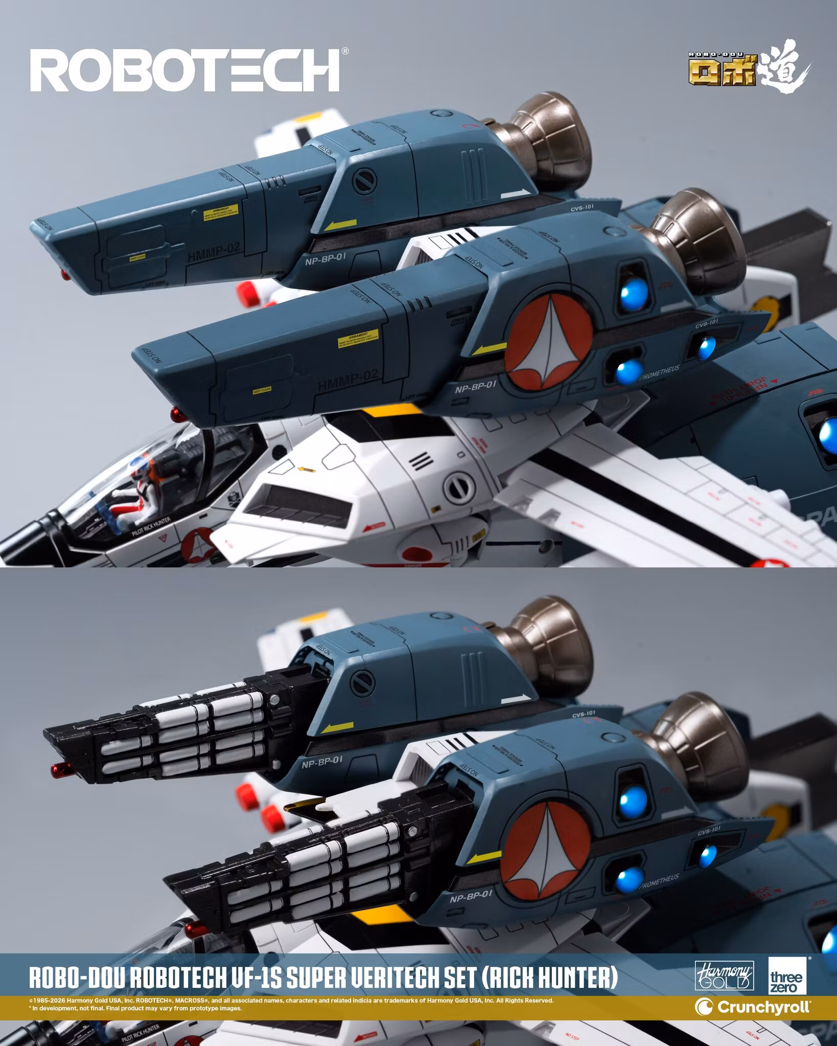 Robotech ROBO-DOU VF‐1S Super Veritech (Rick Hunter) Action Figure