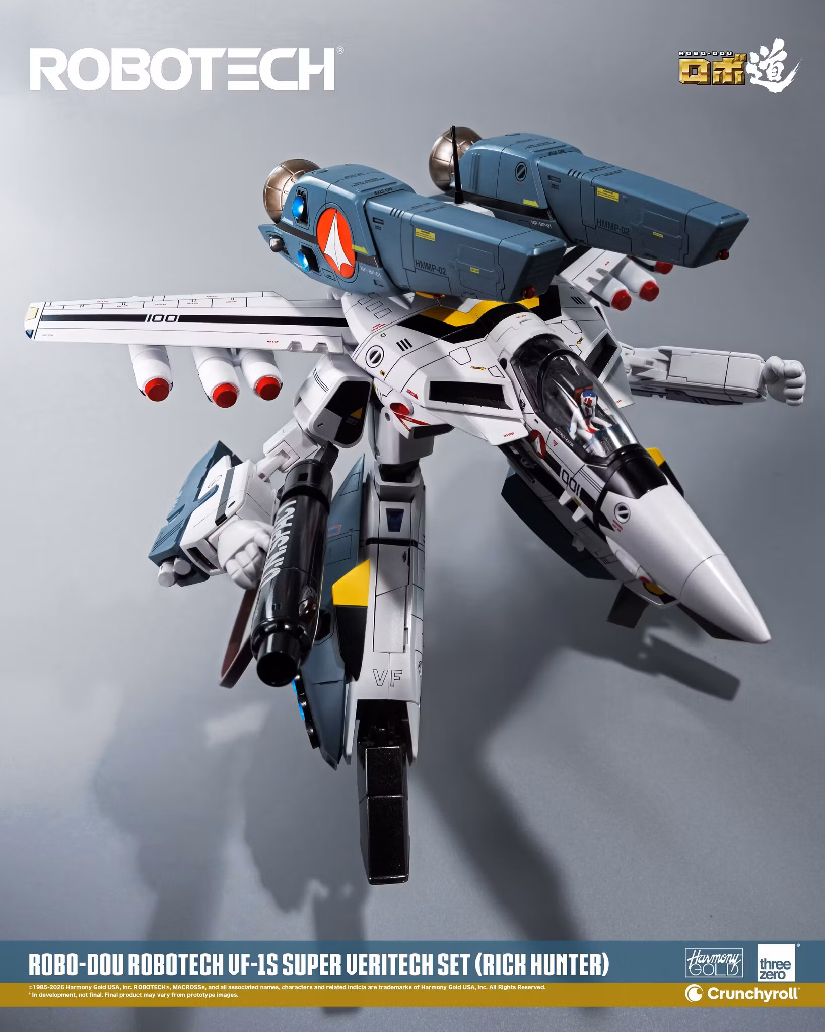 Robotech ROBO-DOU VF‐1S Super Veritech (Rick Hunter) Action Figure