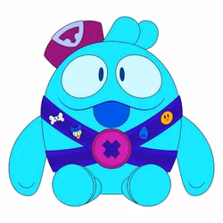 Brawl Stars Plush Figure Squeak