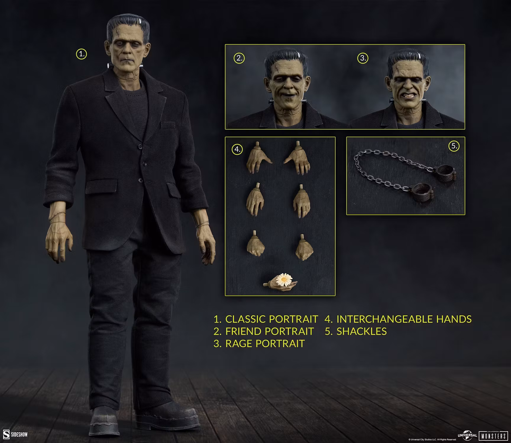 Universal Monsters Frankenstein's Monster (Deluxe Ver.) 1/6 Scale Figure