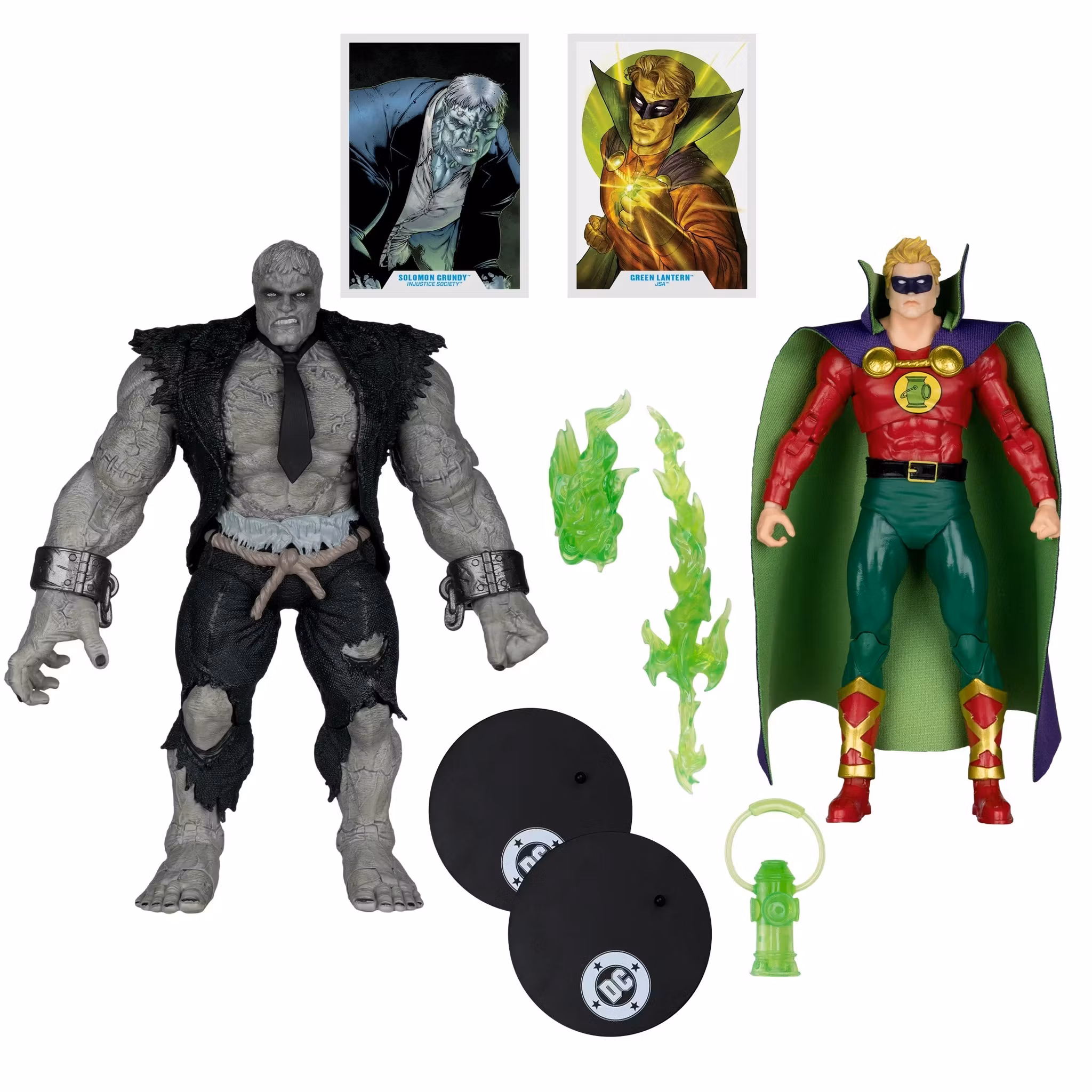 JSA DC Multiverse Solomon Grundy vs. Green Lantern Action Figure Two-Pack