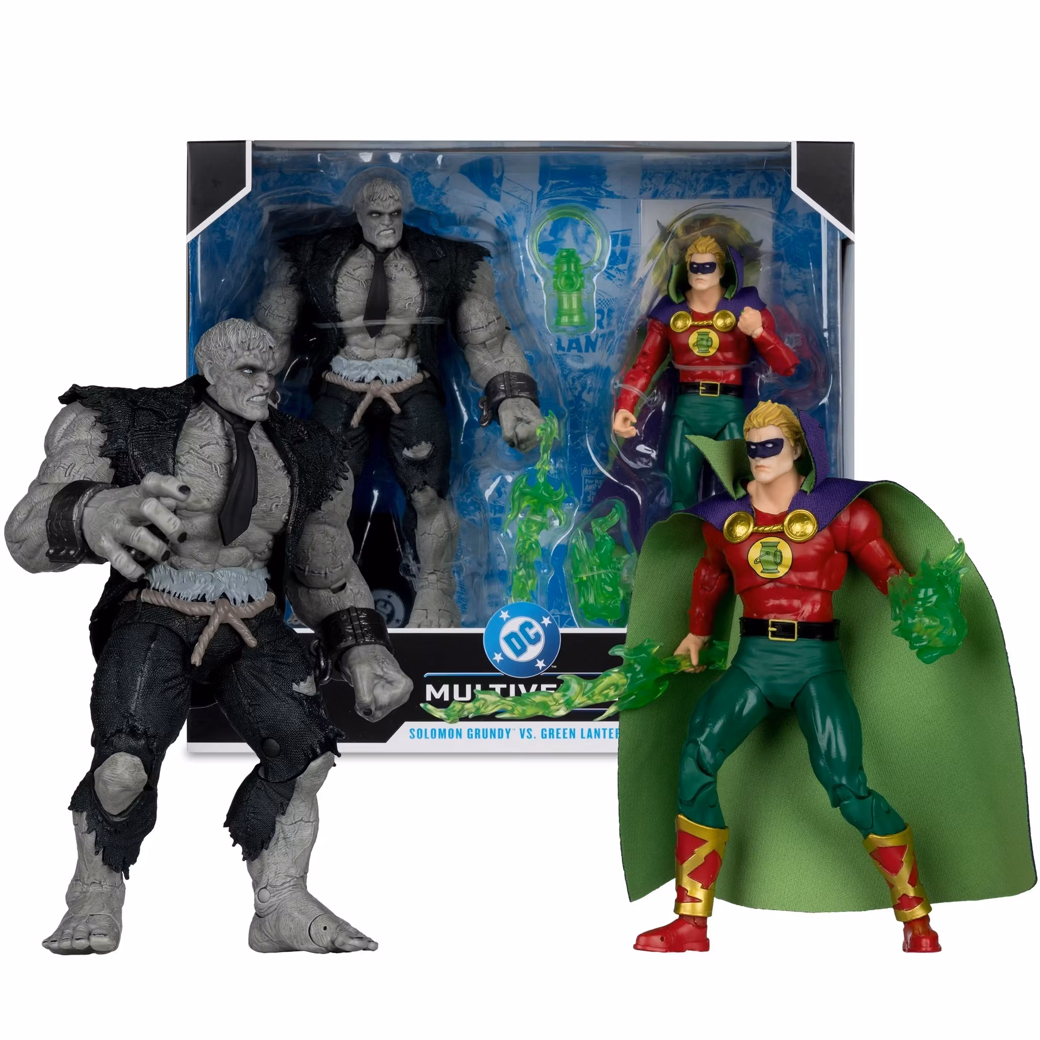 JSA DC Multiverse Solomon Grundy vs. Green Lantern Action Figure Two-Pack