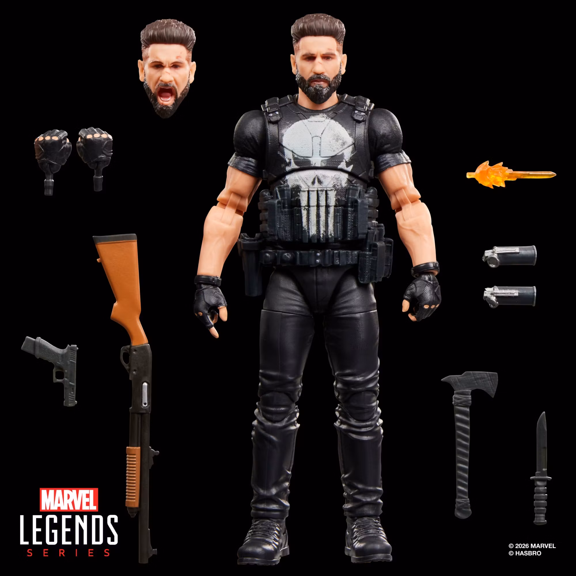 The Punisher (TV Series) Marvel Legends Punisher Action Figure