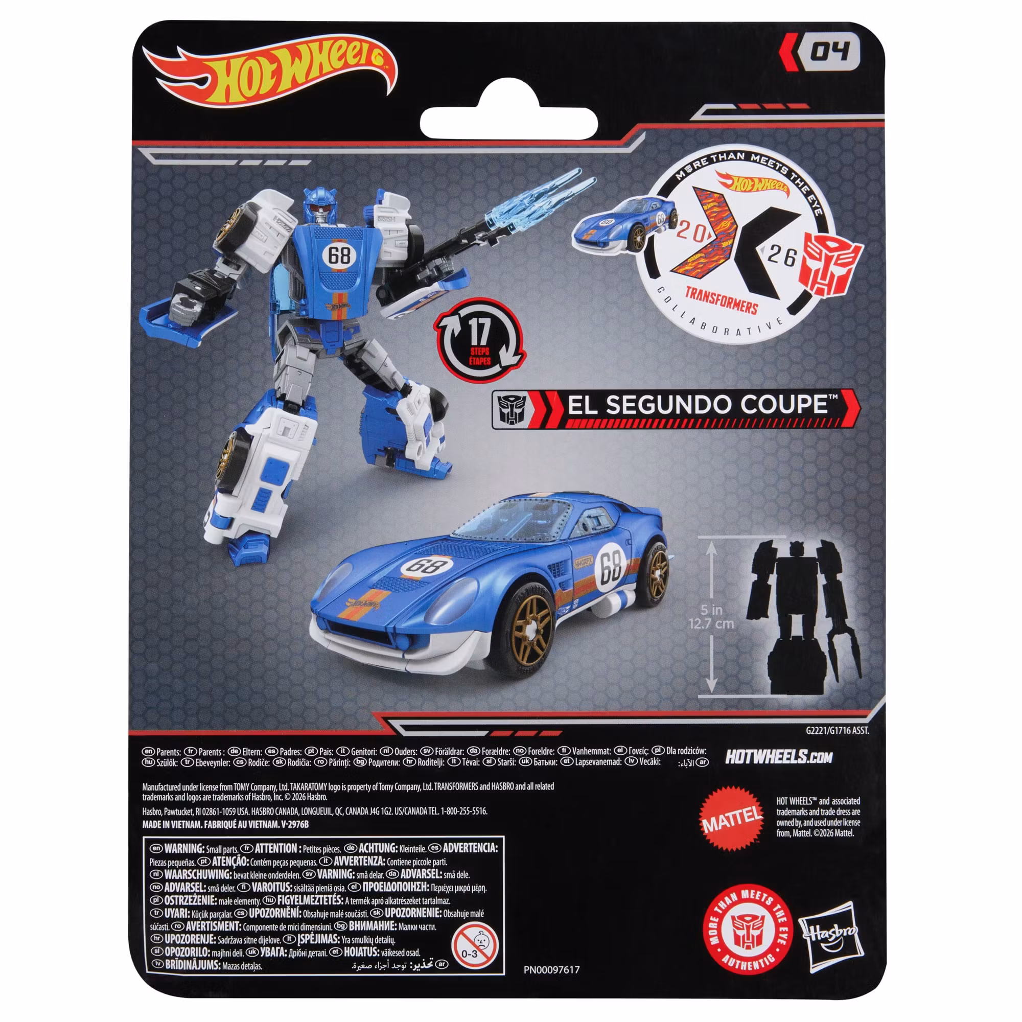 Transformers Collaborative Hot Wheels x Transformers Deluxe Class El Segundo Coupe