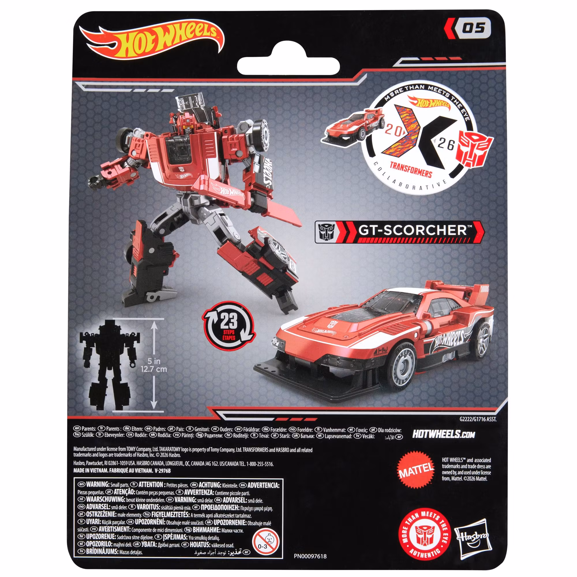 Transformers Collaborative Hot Wheels x Transformers Deluxe Class GT-Scorcher