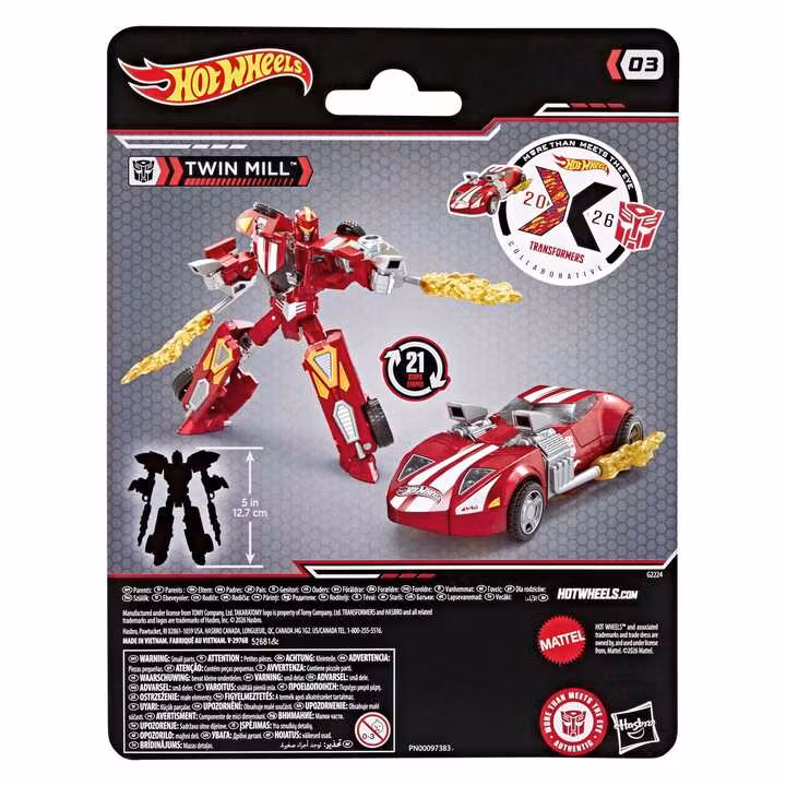 Transformers Collaborative Hot Wheels x Transformers Deluxe Class Twin Mill