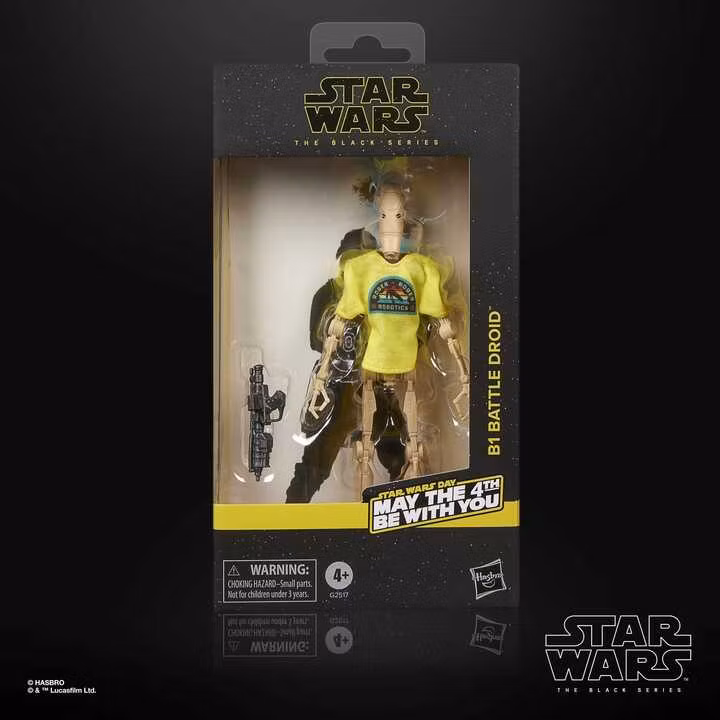 Star Wars Black Series Action Figure B1 Battle Droid May the 4th Be With You