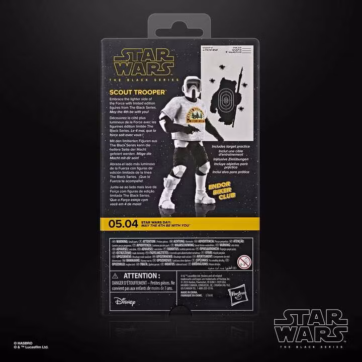 Star Wars Black Series Action Figure Scout Trooper May the 4th Be With You