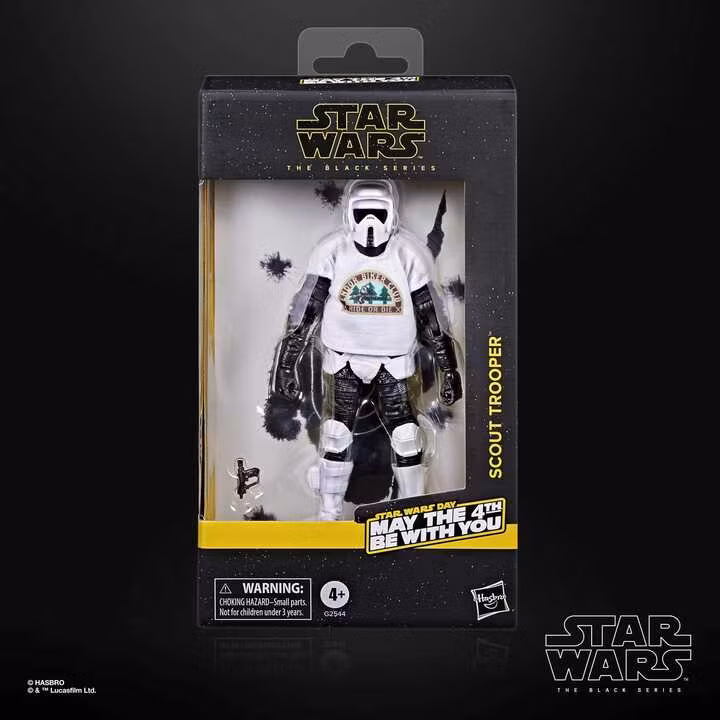 Star Wars Black Series Action Figure Scout Trooper May the 4th Be With You