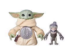 Star Wars: The Mandalorian & Grogu Electronic Action Figure Huggin' Grogu & Anzellan