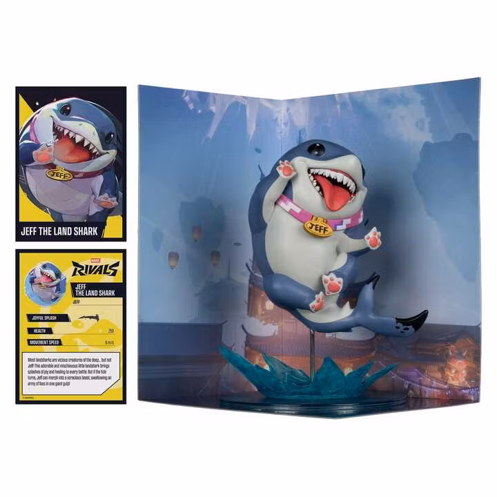 Marvel Rivals Collection Gamerverse 1/10 Action Figure Jeff The Land Shark