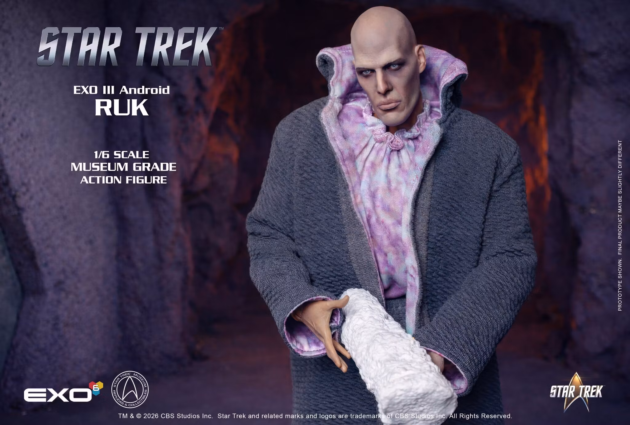 Star Trek: The Original Series EXO III Android Ruk 1/6 Scale Action Figure