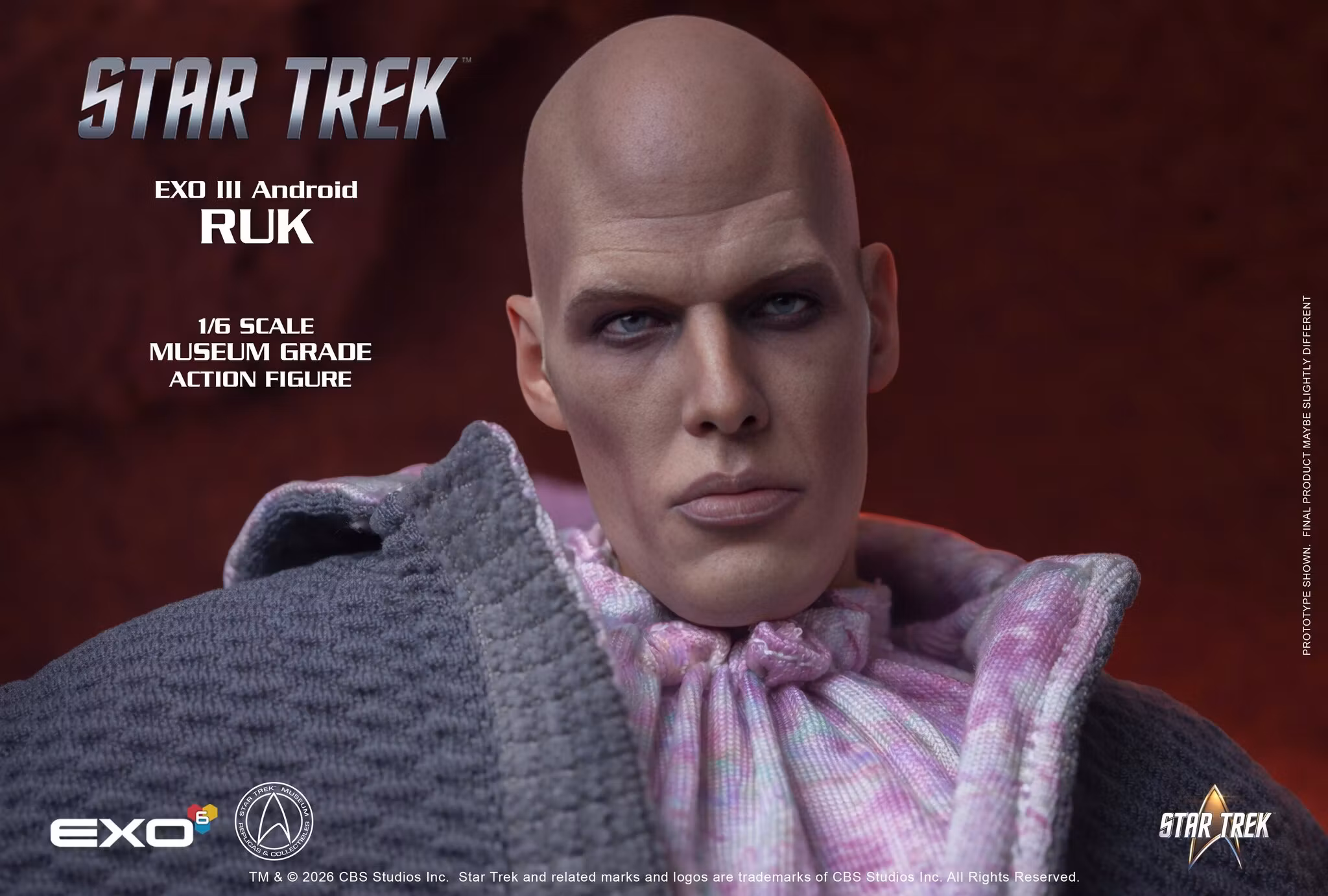 Star Trek: The Original Series EXO III Android Ruk 1/6 Scale Action Figure