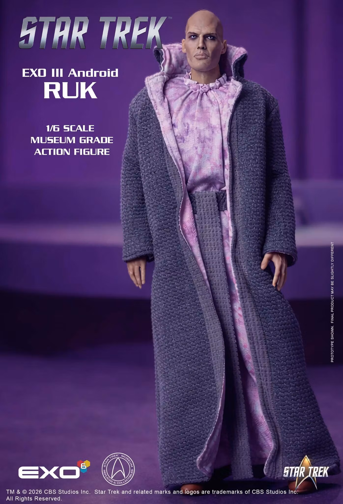 Star Trek: The Original Series EXO III Android Ruk 1/6 Scale Action Figure