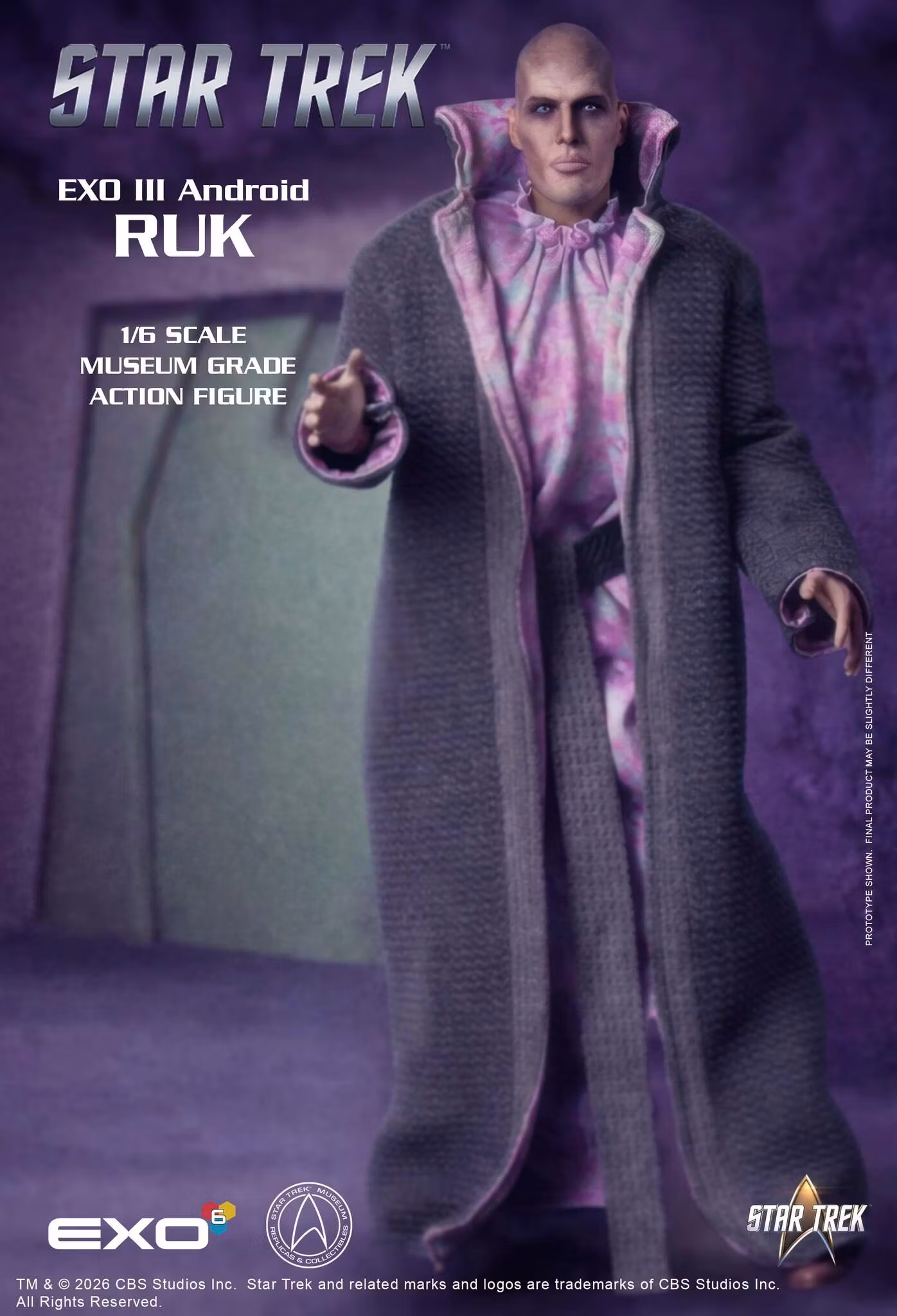 Star Trek: The Original Series EXO III Android Ruk 1/6 Scale Action Figure