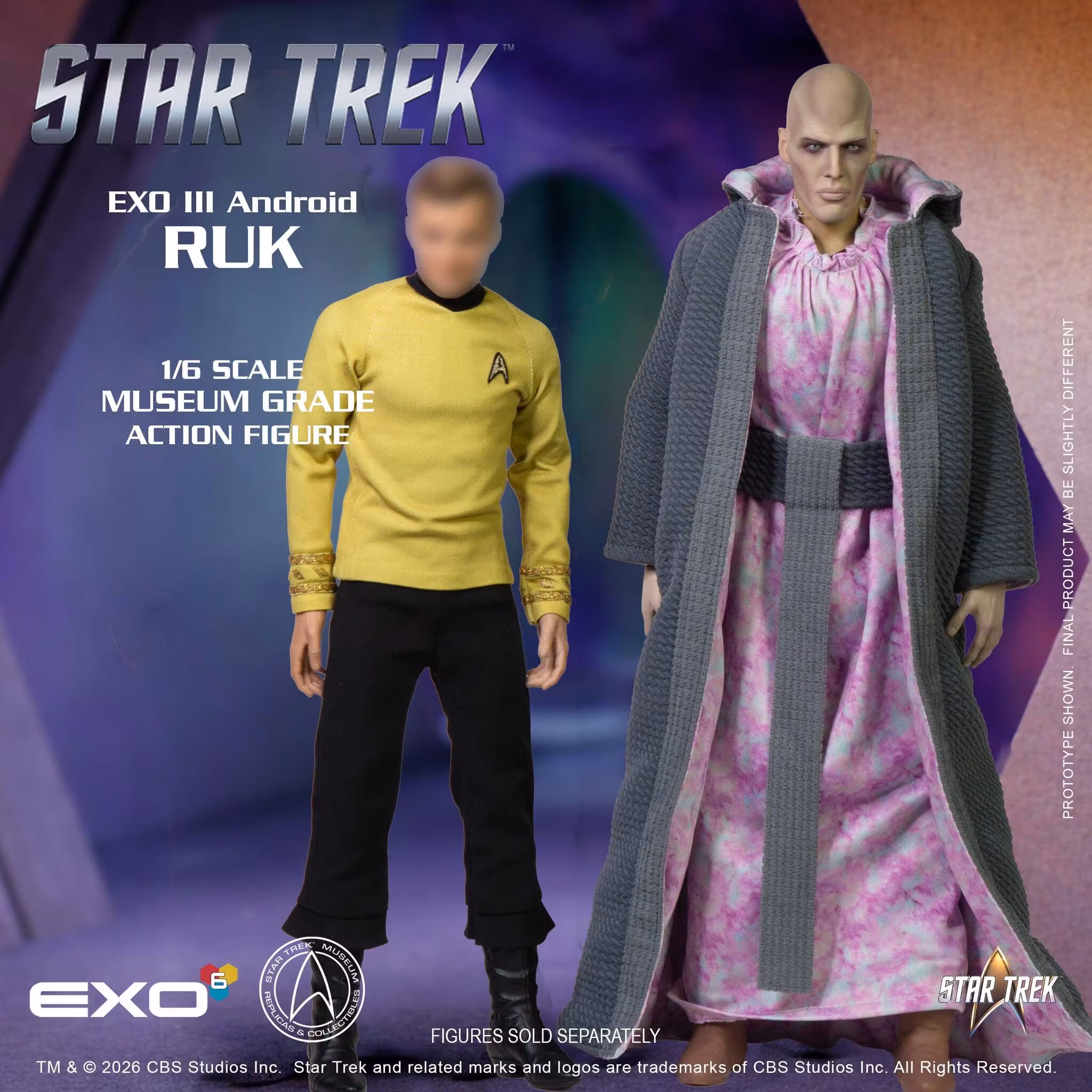 Star Trek: The Original Series EXO III Android Ruk 1/6 Scale Action Figure