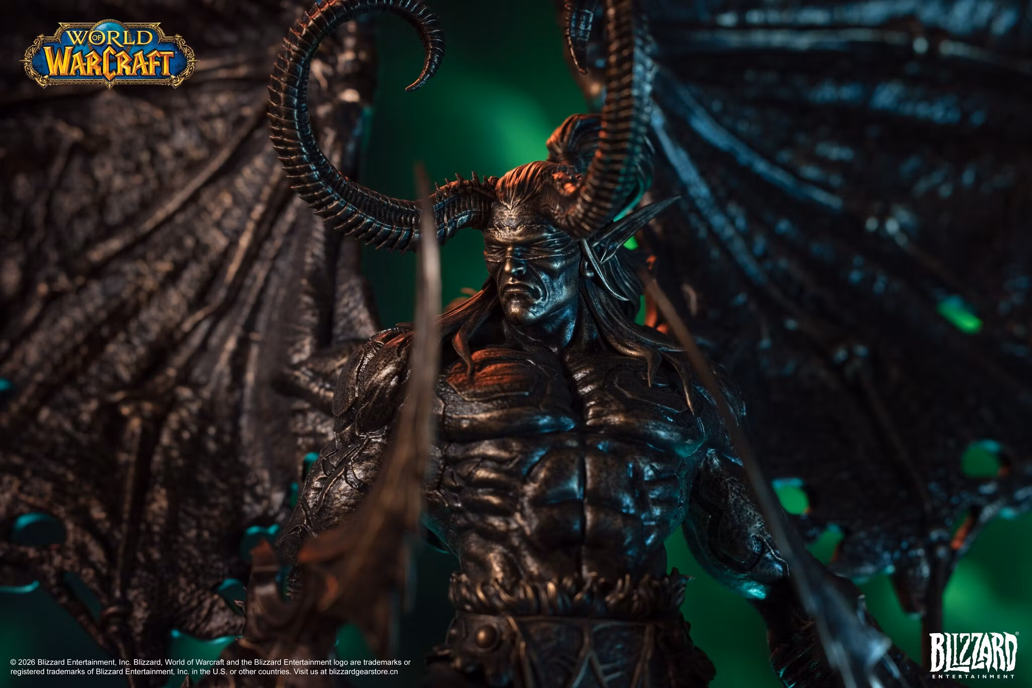 World of Warcraft Illidan Stormrage (Bronze Colored Ver.) 1/10 Scale Statue