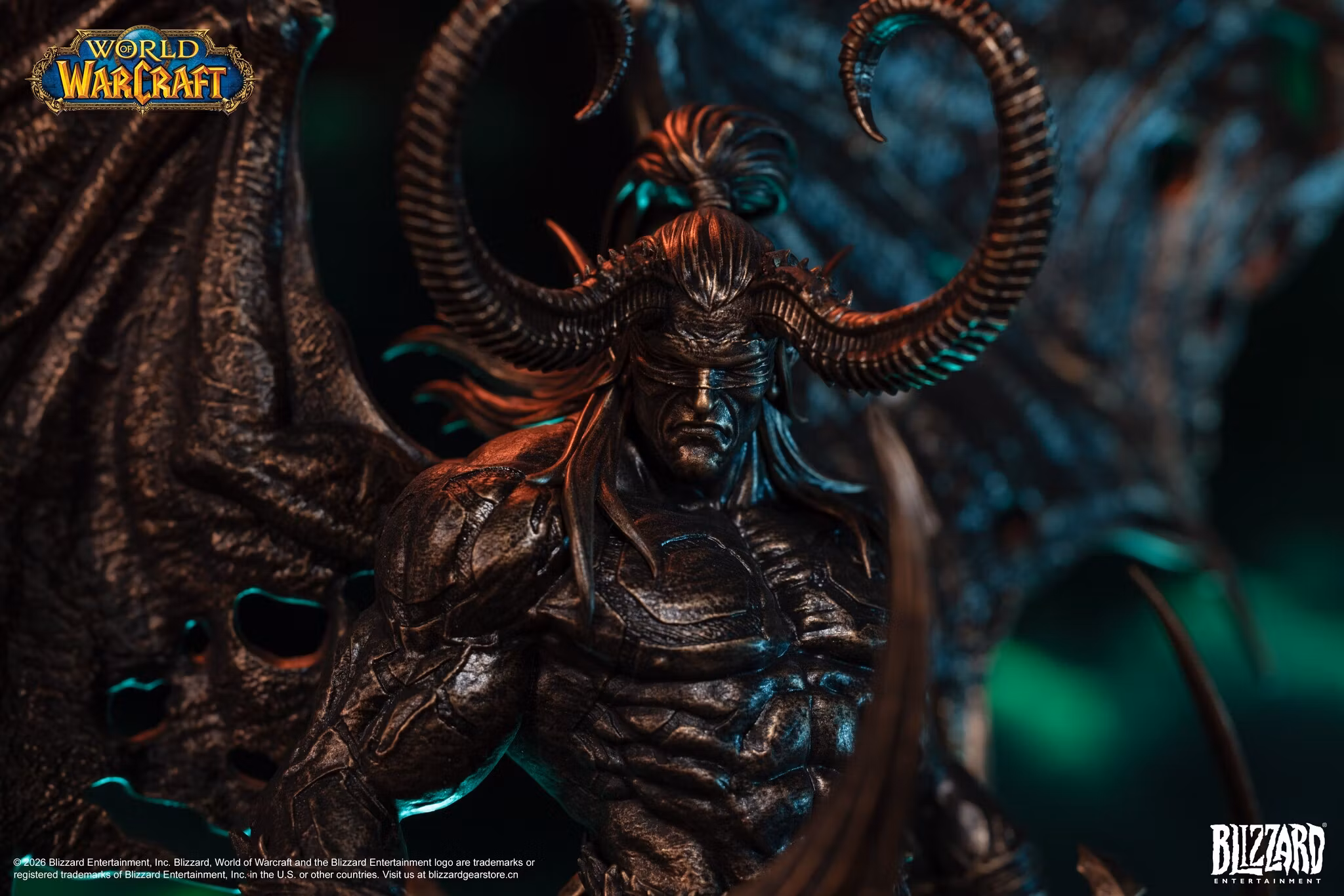 World of Warcraft Illidan Stormrage (Bronze Colored Ver.) 1/10 Scale Statue