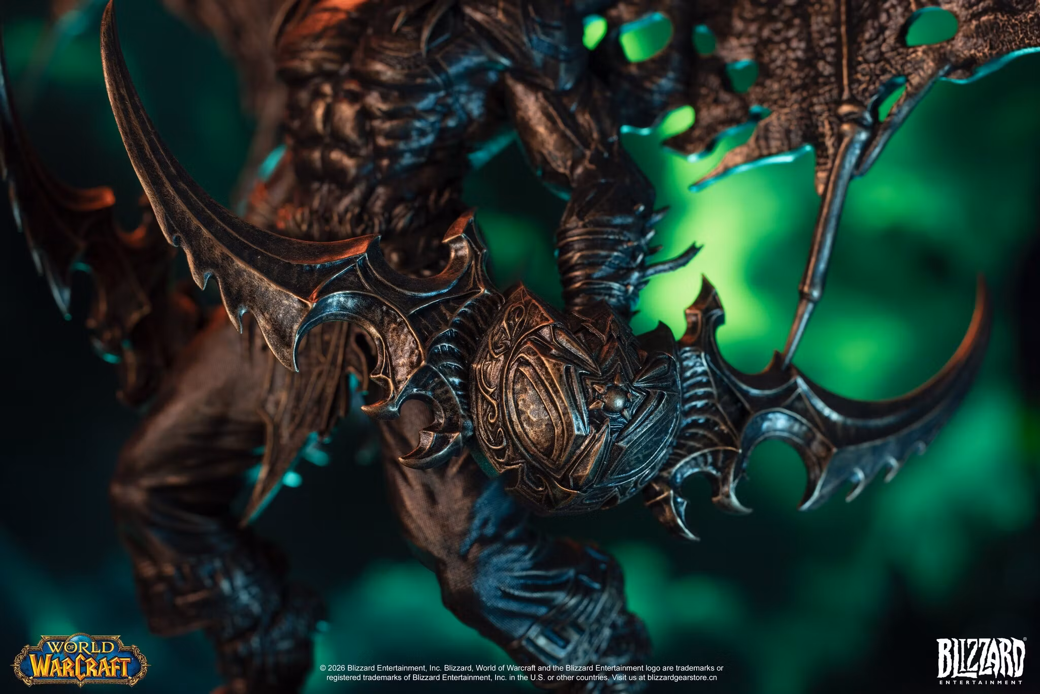 World of Warcraft Illidan Stormrage (Bronze Colored Ver.) 1/10 Scale Statue