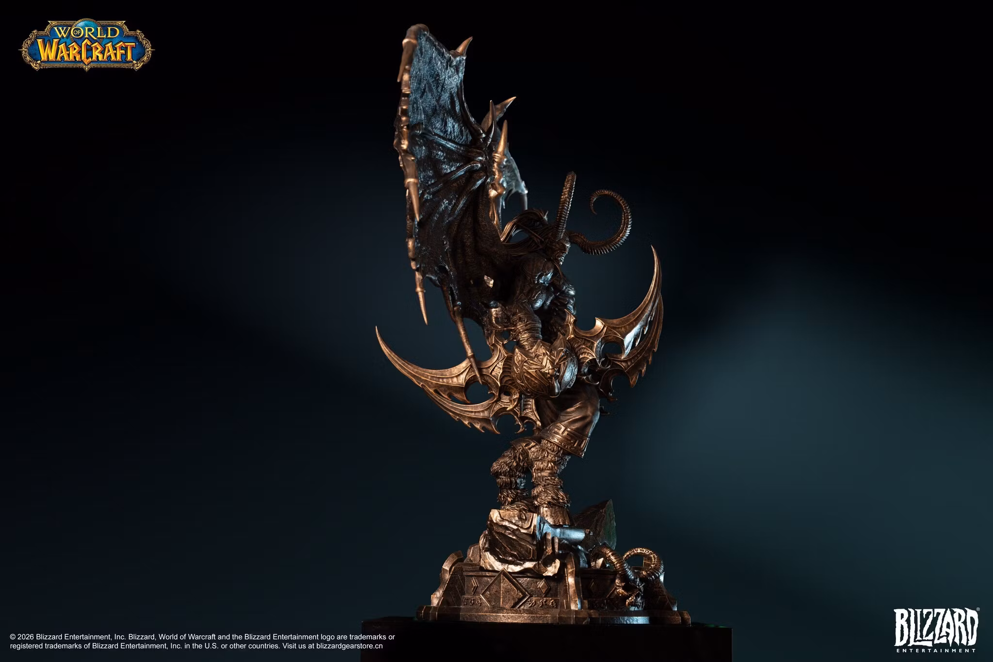 World of Warcraft Illidan Stormrage (Bronze Colored Ver.) 1/10 Scale Statue