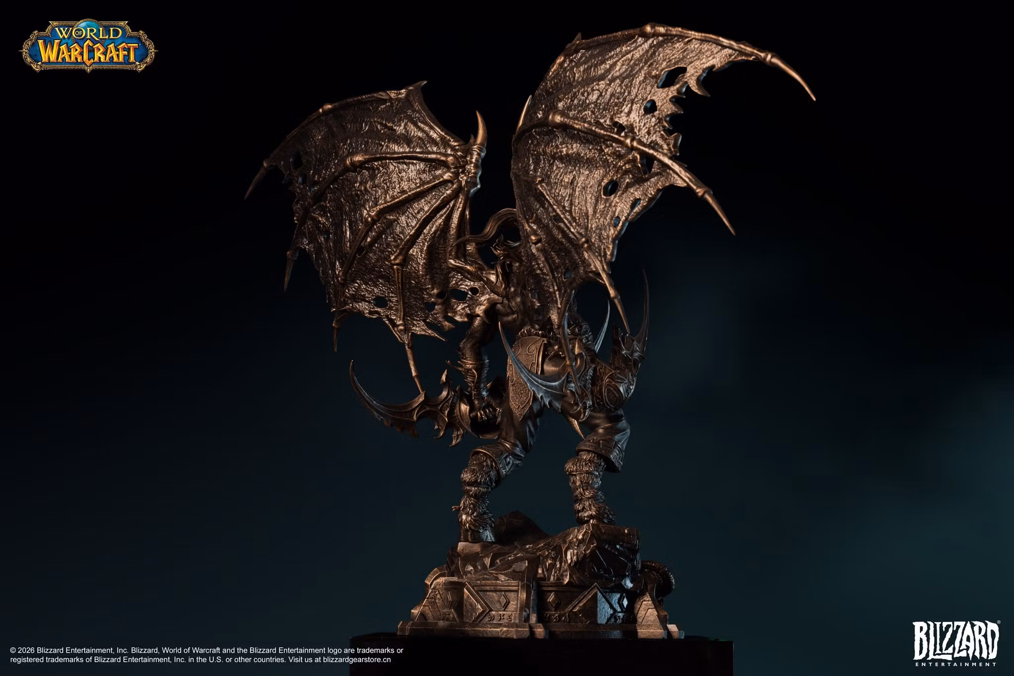 World of Warcraft Illidan Stormrage (Bronze Colored Ver.) 1/10 Scale Statue
