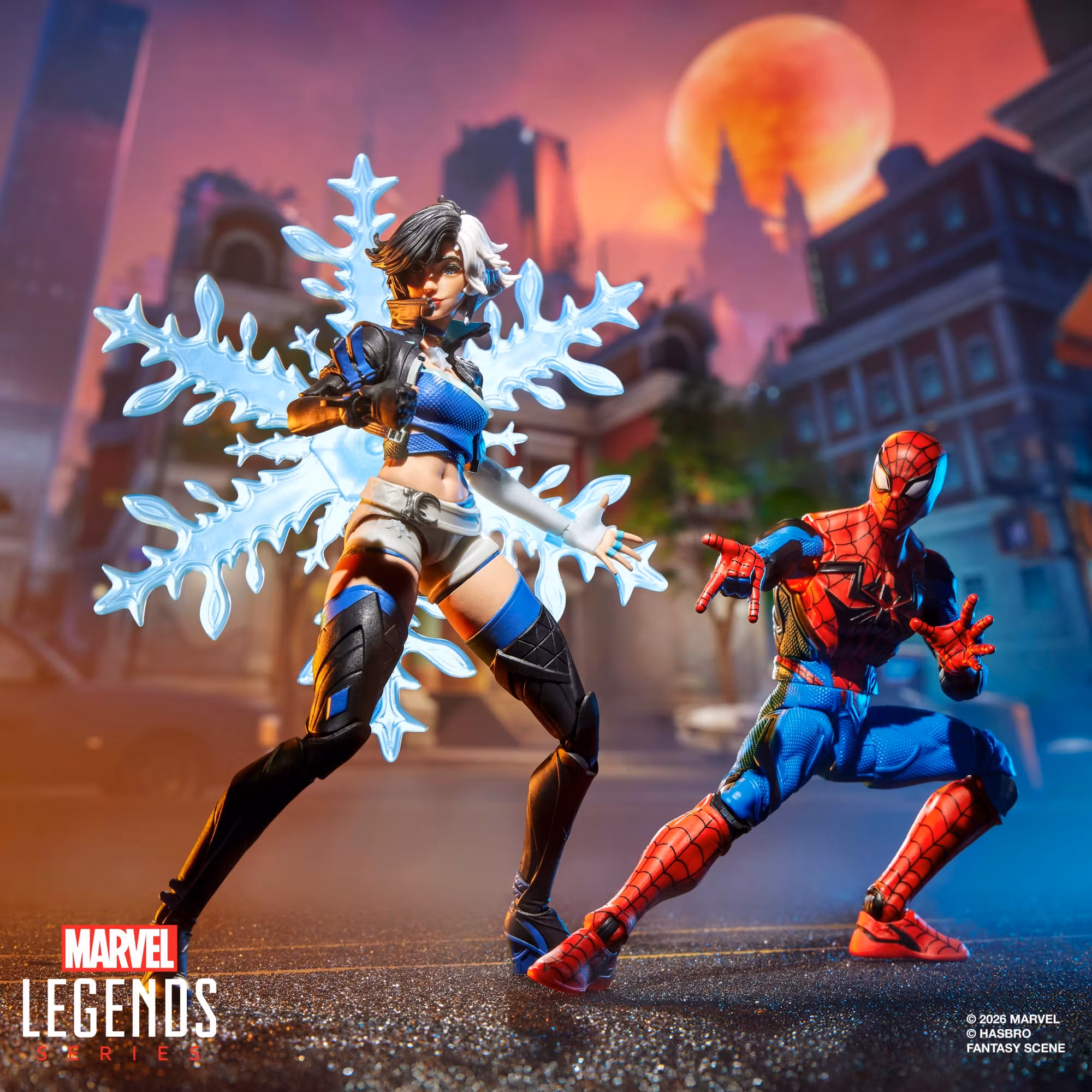 Marvel Rivals Marvel Legends Spider-Man & Luna Snow Action Figure Two-Pack