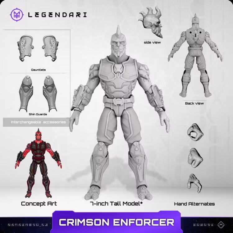 Legendari Crimson Enforcer Action Figure