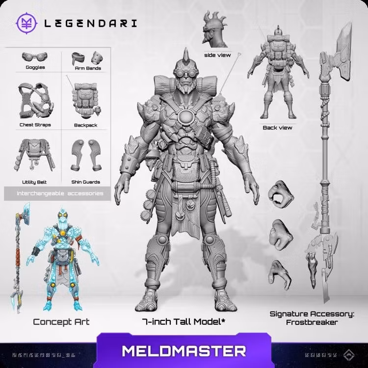 Legendari MeldMaster Action Figure