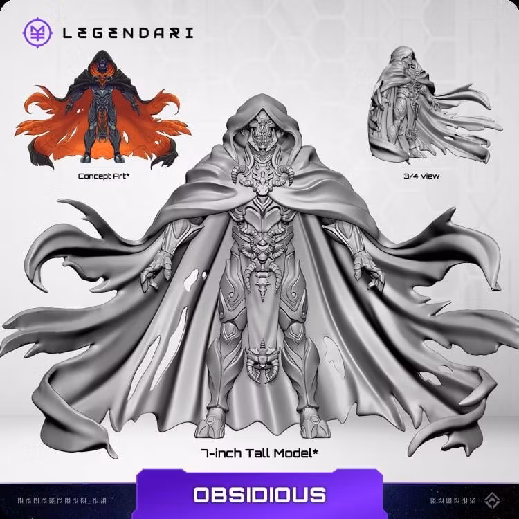Legendari Obsidious Action Figure