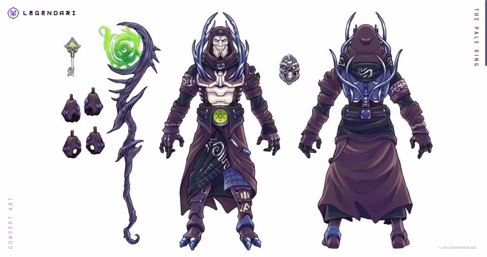 Legendari Pale King Action Figure