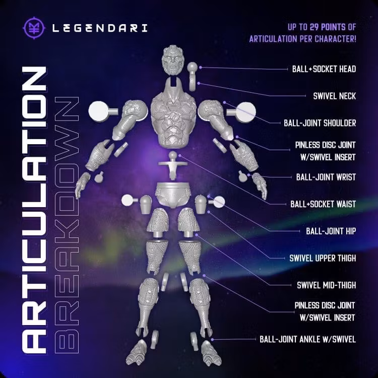 Legendari Quick Jak Action Figure