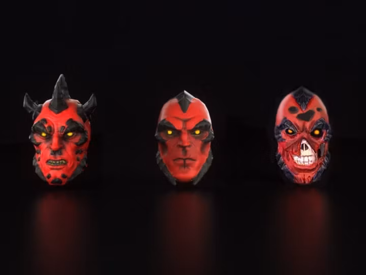 Legendari Villian Head Pack