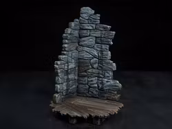 Dungeon Display Base 1/6 Scale Figure Accessory