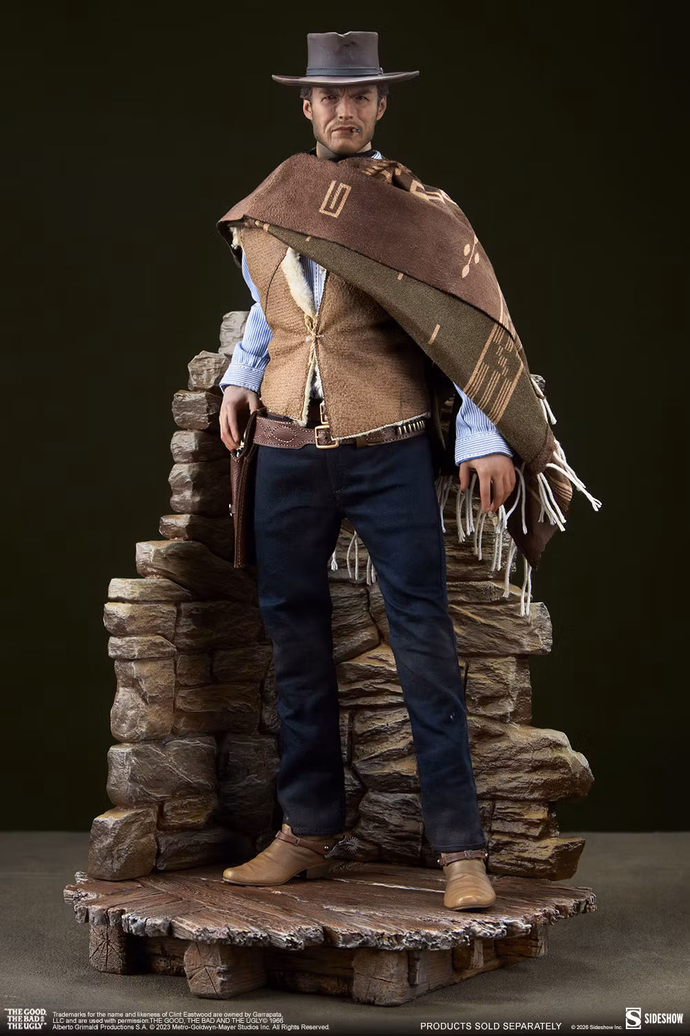 Western Display Base 1/6 Scale Figure Accessory