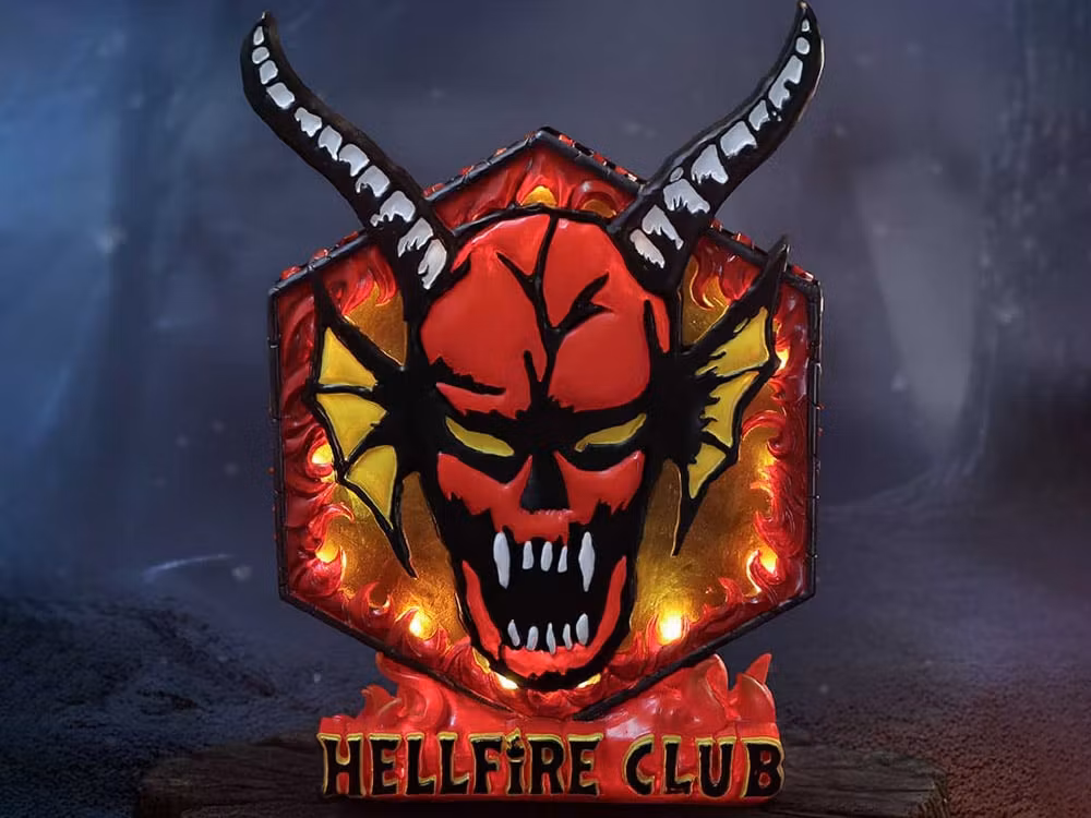 Stranger Things Hellfire Club Lamp
