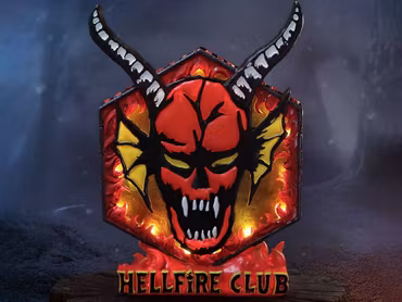 Stranger Things Hellfire Club Lamp